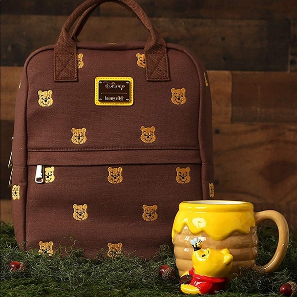 Loungefly Handbags - Loungefly Winnie the Pooh Canvas Mini Backpack